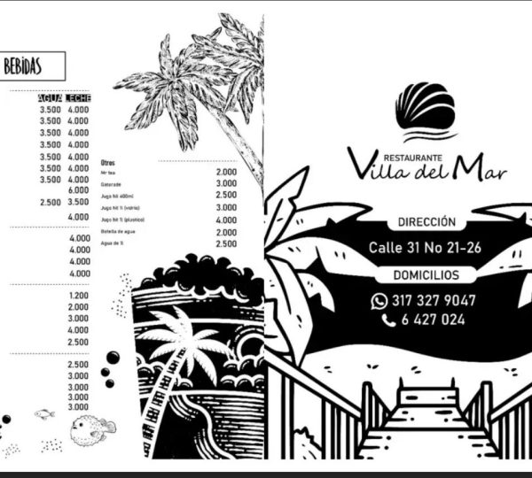 Restaurante Villa del Mar. Bucaramanga.