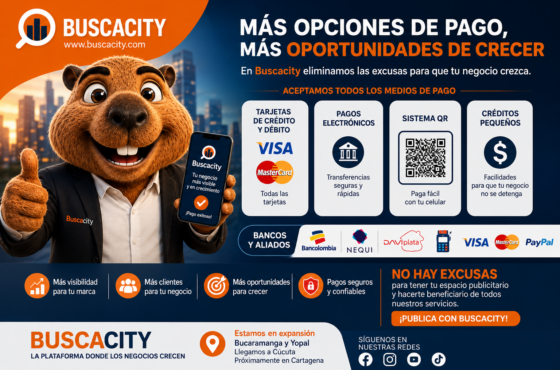 Buscacity revoluciona sus sistemas de pago para impulsar el crecimiento empresarial