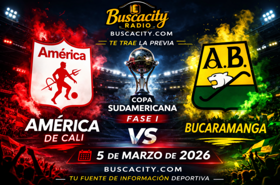 América y Bucaramanga chocan en Cali por un cupo a la fase de grupos de la Sudamericana 2026